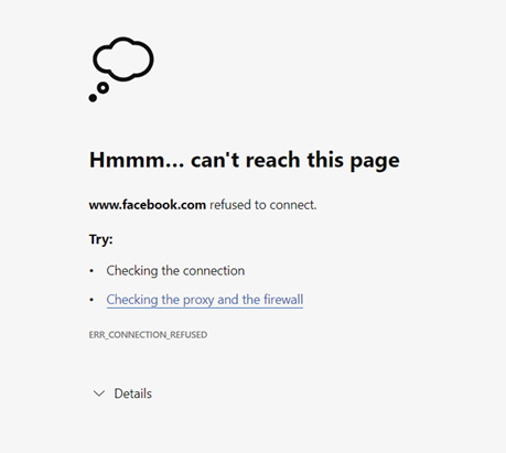 A Blocked Site